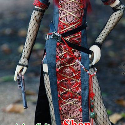 Chinese Halloween Costumes for Kung Fu Girls.