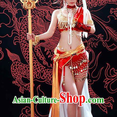 Asian Sexy Fairy Mysterious Lady Costumes and Hair Accessories