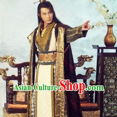 Ancient China Prince Costumes and Coronet for Men