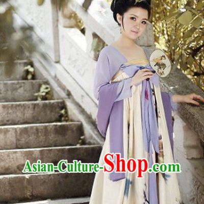 China Ancient Traditional Tang Suit Skirt for Girls
