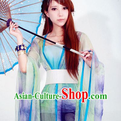 China Ancient Traditional Umbrella Costumes