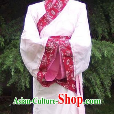 China Ancient Traditional Hanfu Clothing Complete Set