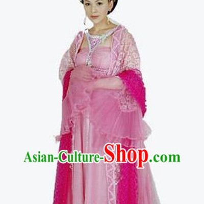 Traditional Princess Clothing and Fan Headwear Complete Set