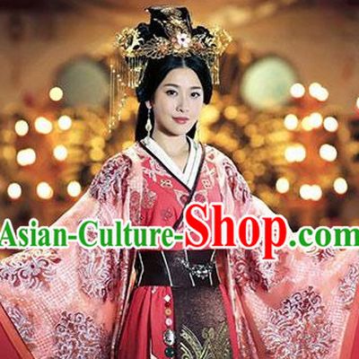 Traditional Princess Clothing and Fan Headwear Complete Set