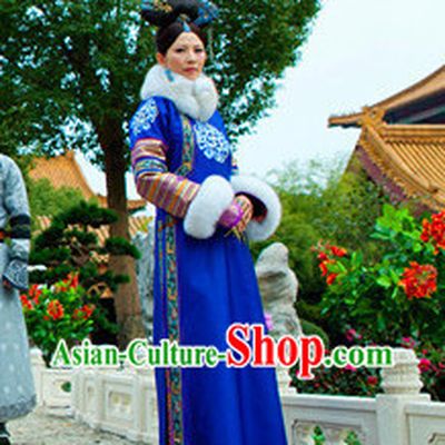 Traditional Imperial Qing Empress Long Robe