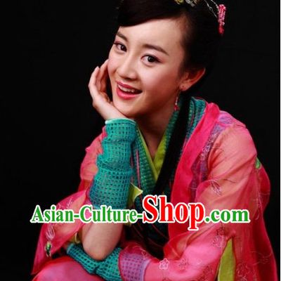 China Huang Rong Superheroine Swordswomen Costumes