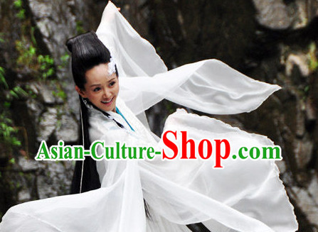 Chinese Classical Dancing Costume and Hair Accessories for Women or Girls Chinese Classical Dancing Costume and Hair Accessories for Women or Girls