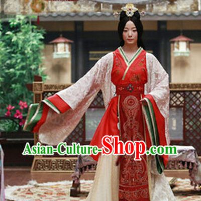 Han Dynasty Queen Costumes and Hair Accessories