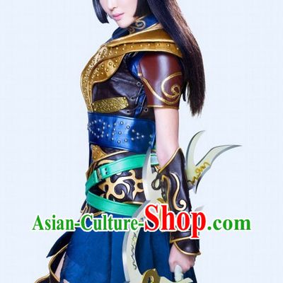 Traditional Warrior Armor Cosplay Costumes for Women