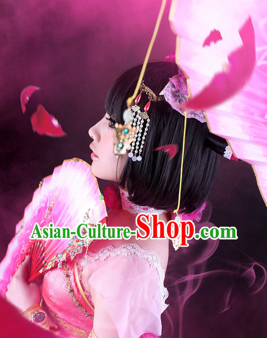 Asian Stage Performance Dance Fan with Jewelry Asian Stage Performance Dance Fan with Jewelry