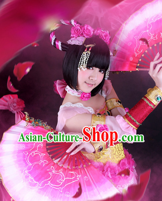Asian Stage Performance Dance Fan with Jewelry Asian Stage Performance Dance Fan with Jewelry