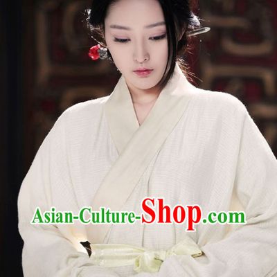 Chinese Classical Hanfu Suit and Belt for Women