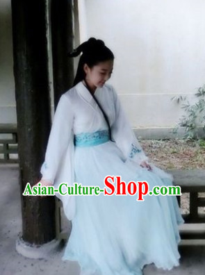 White Hanfu Dress for Women White Hanfu Dress for Women