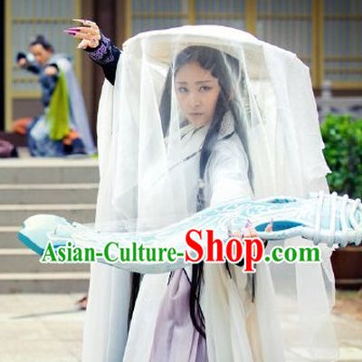China Traditional  Cool Women Costumes and Headwear