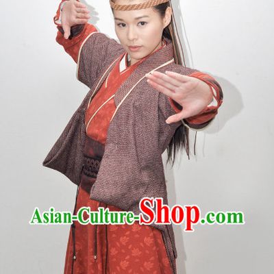 China Ancient Husband and Wife Clothes 2 Sets