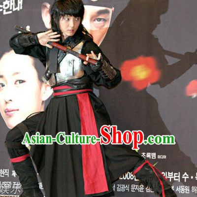 Mysterious Black Swordmen Costumes