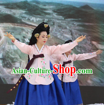 Korean Traditional Folk Dance Costumes for Women Korean Traditional Folk Dance Costumes for Women