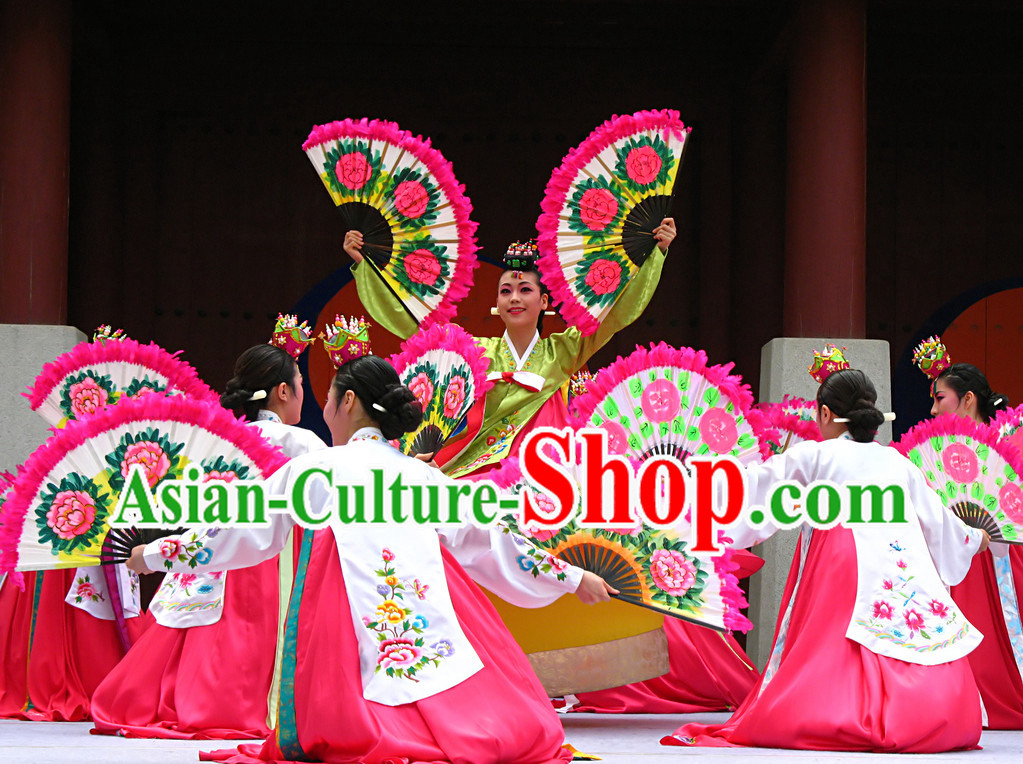 Korean Traditional Folk Dance Costumes for Women Korean Traditional Folk Dance Costumes for Women