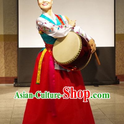 Korean Traditional Drum Dance Costumes for Women