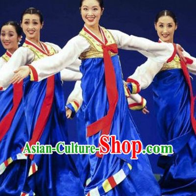 Korean Traditional Group Dance Costumes for Girls