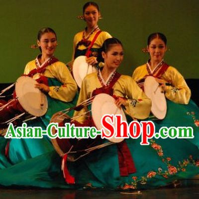 Korean Traditional Hanbok Drum Costumes for Women