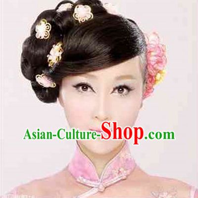 Chinese Black Wig and Hair Accessories