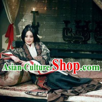 Chinese Empress Stage Costumes and Hair Ornaments