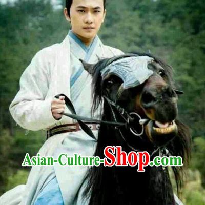 Chinese Pan An Handsome Man TV Play Hanfu Costumes and Coronet