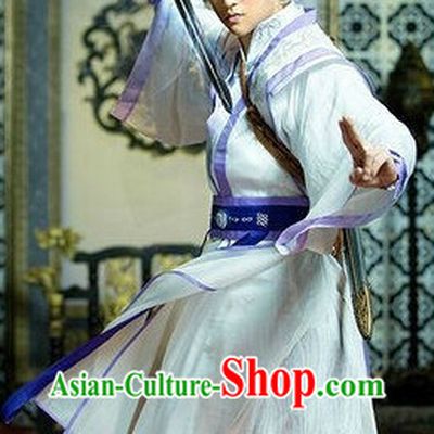 Chinese Swordsmen Cosplay Costumes and Headwear