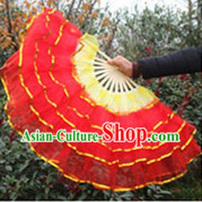 Chinese Festival Parade Lace Hand Fan