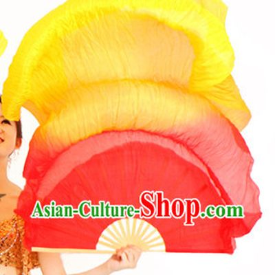 59 Inches Long Chinese Silk Dance Fan