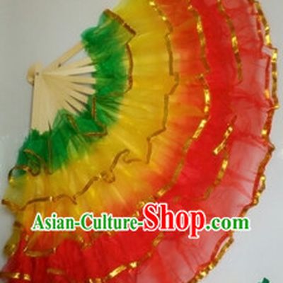 Five Layers Chinese Professional Stage Performance Hand Fans