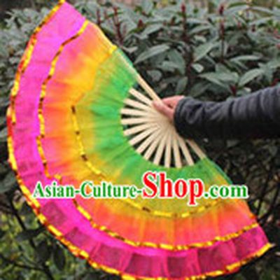 Three Layers Stage Dance Fans
