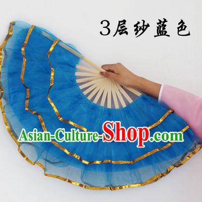 Three Layers Chinese Dance Fans