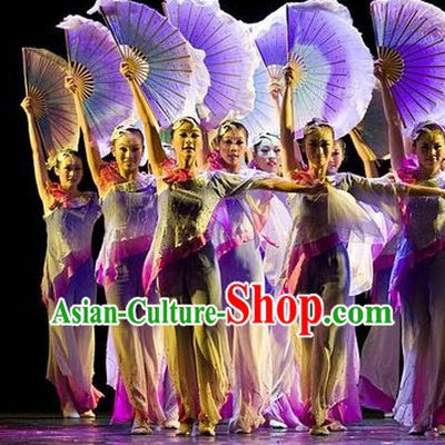 Competition Quality Chinese Silk Dance Fans