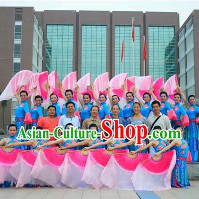 Competition Quality Chinese Silk Dancing Fans