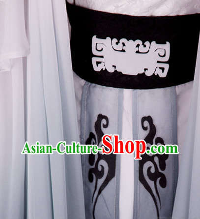 Ancient Oriental Poet Mountain and Water Costumes Complete Set