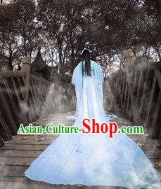 Ancient Oriental Poet Mountain and Water Costumes Complete Set