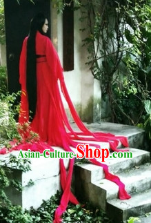 Asian Red Fairy Costumes Complete Set Asian Red Fairy Costumes Complete Set