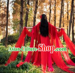 Asian Red Fairy Costumes Complete Set Asian Red Fairy Costumes Complete Set