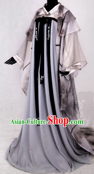 Chinese Classical Hanfu Dresses Complete Set Chinese Classical Hanfu Dresses Complete Set