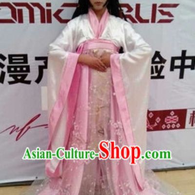 Chinese Spring Peach Flower Costumes