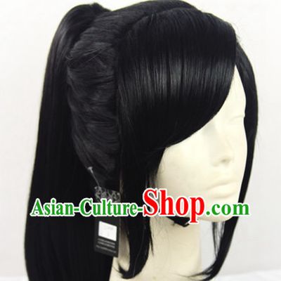 Traditional Chinese Swordsman Hair Wigs