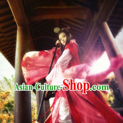 Asian Fashion Red Sexy Costumes