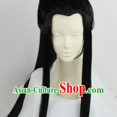 Chinese Fashion Ancient Style Male Long Wig