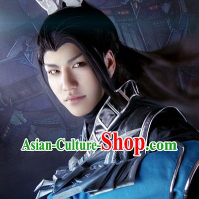 Chinese Traditional Long Hair Wig and Coronet