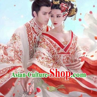 Traditional Chinese Wedding Wear Complete Sets for Men and Women