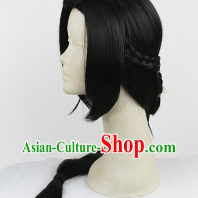 Traditioal Chinese Long Black Dess up Wigs