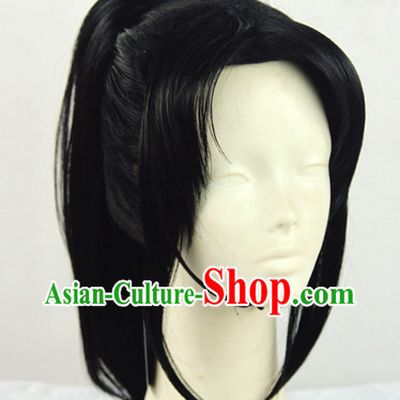 Ancient Chinese Black Warrior Wig