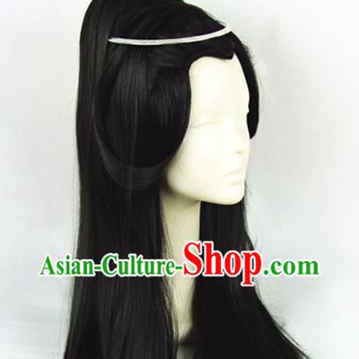 Ancient Chinese Black General Wig